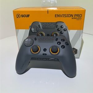 Scuff ENVISION PRO v2 Wireless Gaming Controller for PC w/ Anti-Drift Steel Gray